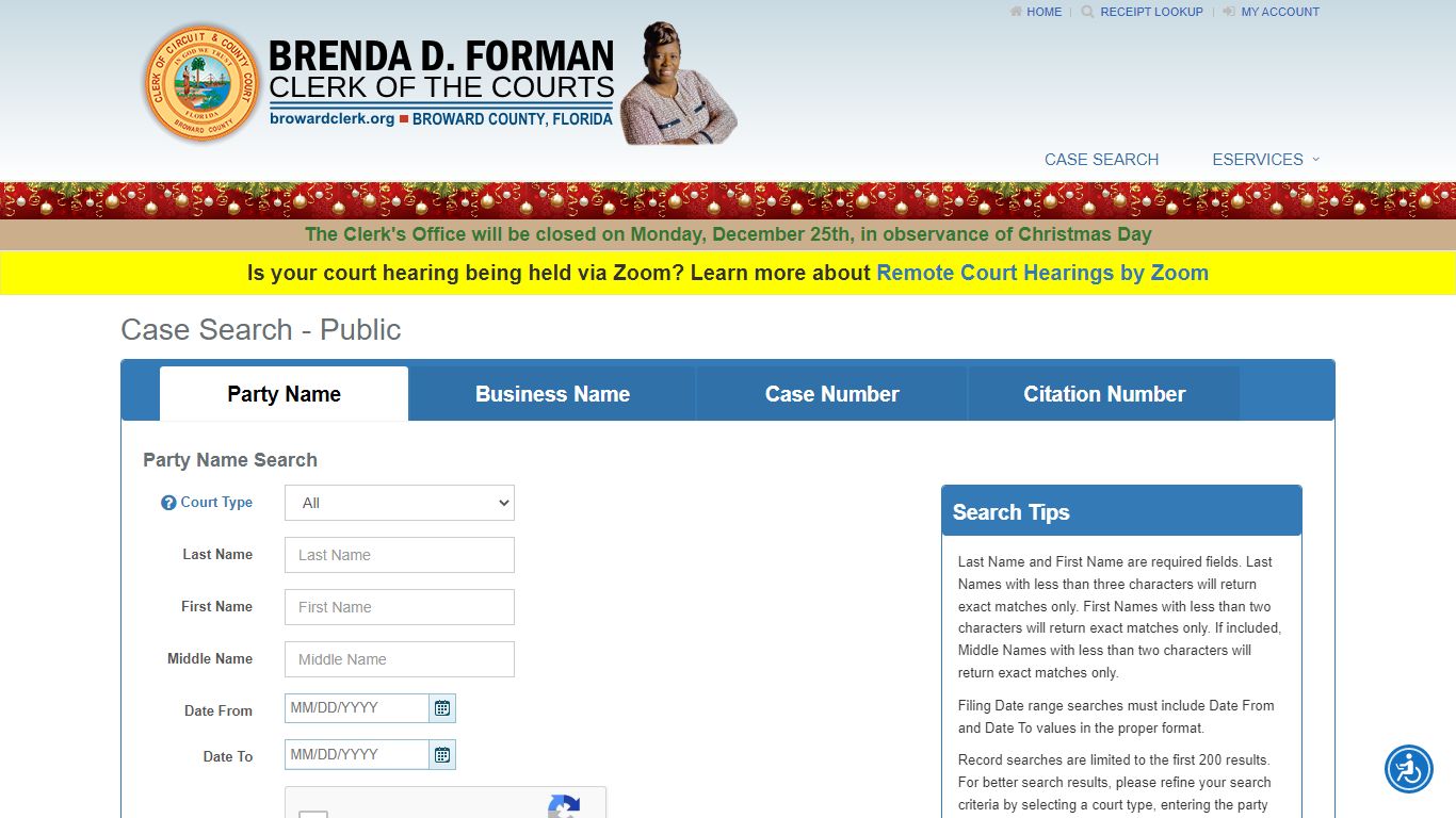 Case Search - Public - Broward County Clerk of Courts